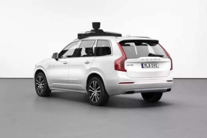 Uber New self driving Volvo